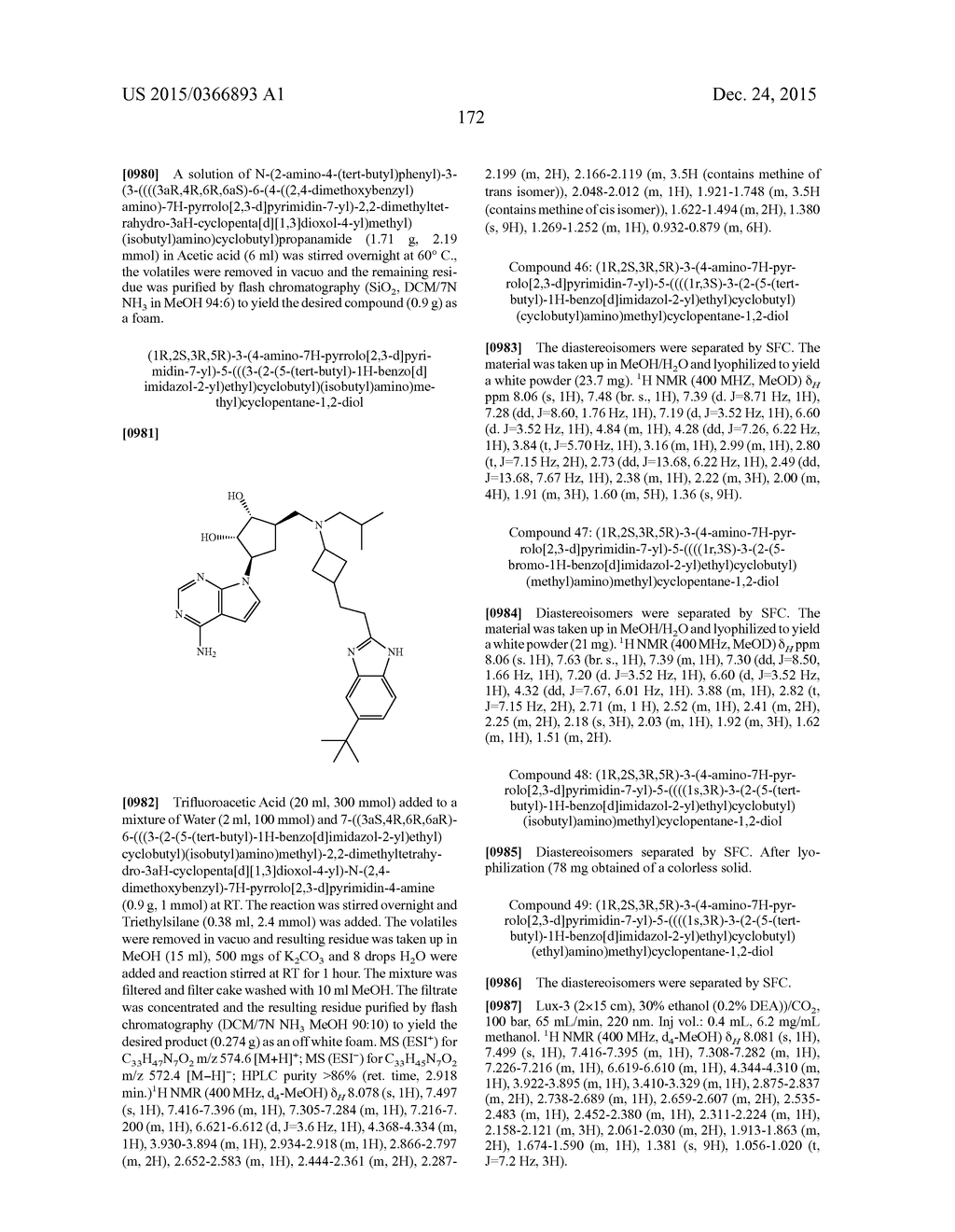 SUBSTITUTED PURINE AND 7-DEAZAPURINE COMPOUNDS - diagram, schematic, and image 176