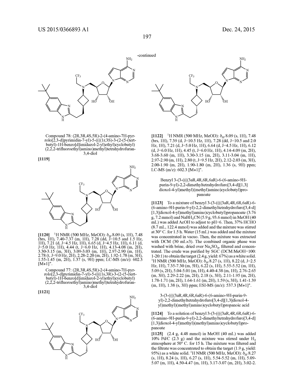 SUBSTITUTED PURINE AND 7-DEAZAPURINE COMPOUNDS - diagram, schematic, and image 201