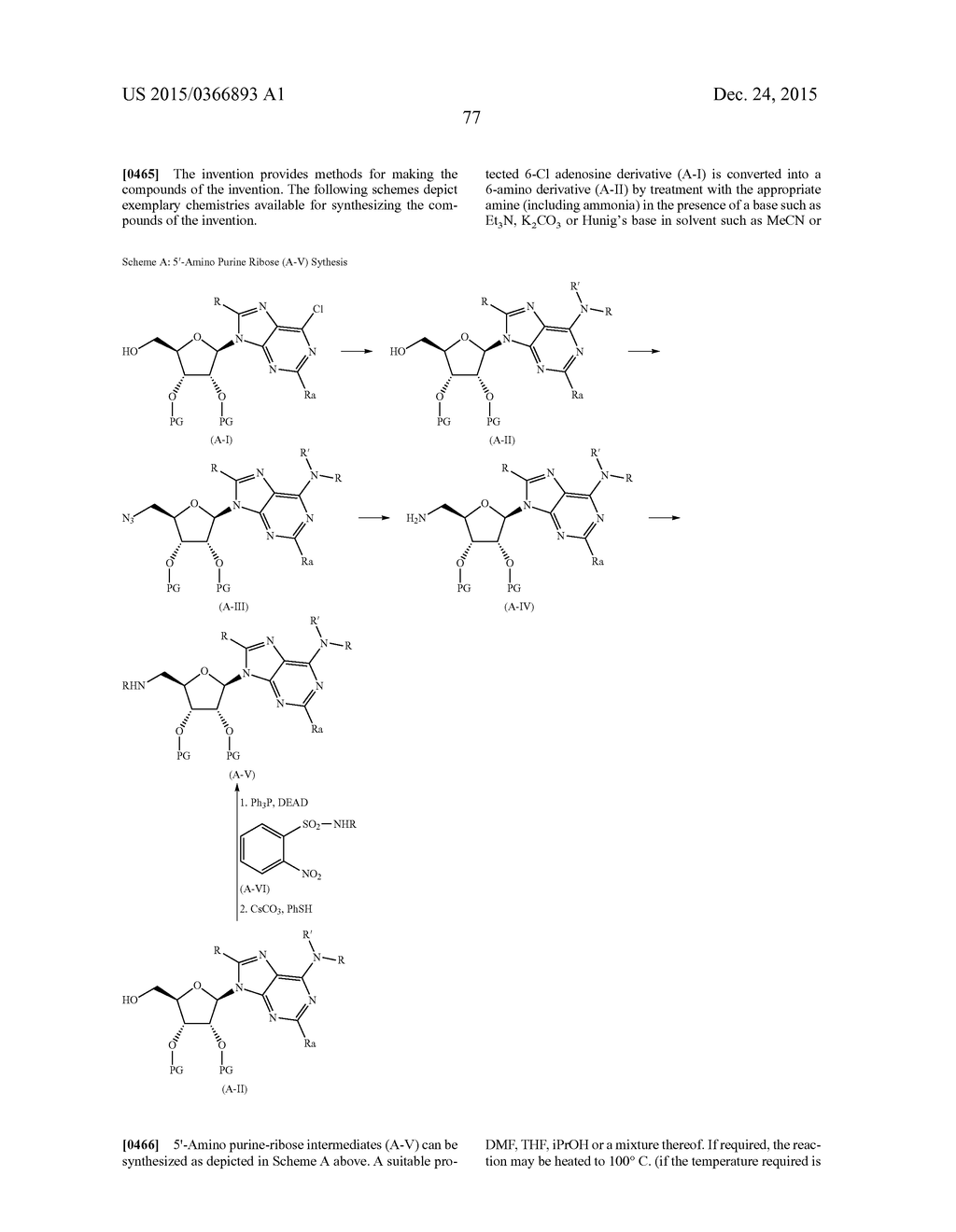 SUBSTITUTED PURINE AND 7-DEAZAPURINE COMPOUNDS - diagram, schematic, and image 81