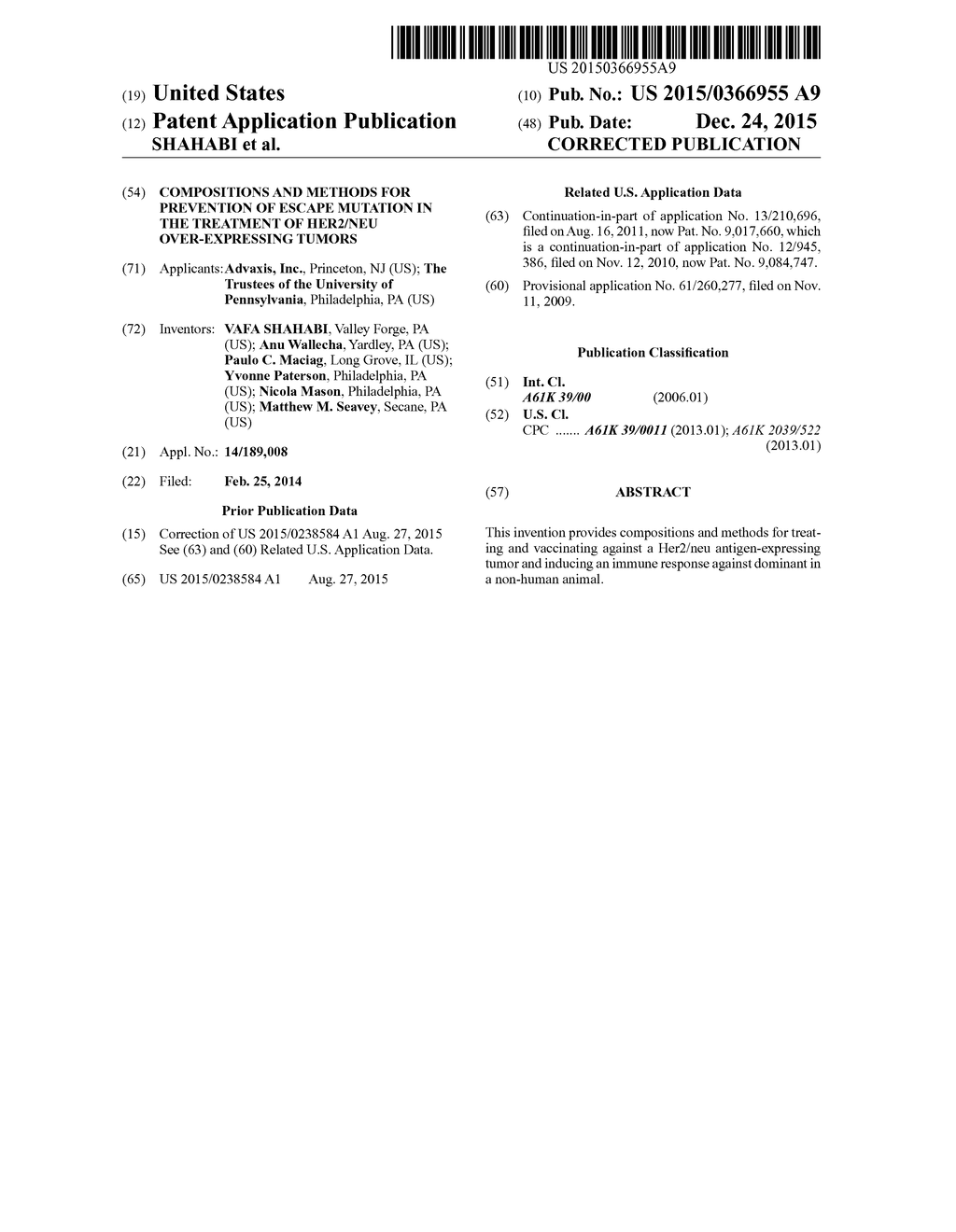 COMPOSITIONS AND METHODS FOR PREVENTION OF ESCAPE MUTATION IN THE     TREATMENT OF HER2/NEU OVER-EXPRESSING TUMORS - diagram, schematic, and image 01