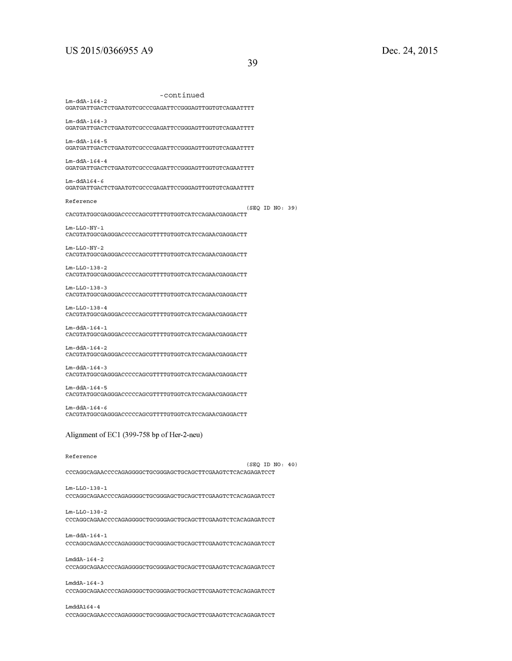 COMPOSITIONS AND METHODS FOR PREVENTION OF ESCAPE MUTATION IN THE     TREATMENT OF HER2/NEU OVER-EXPRESSING TUMORS - diagram, schematic, and image 48