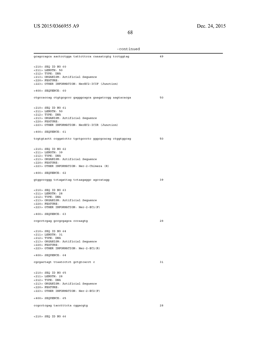 COMPOSITIONS AND METHODS FOR PREVENTION OF ESCAPE MUTATION IN THE     TREATMENT OF HER2/NEU OVER-EXPRESSING TUMORS - diagram, schematic, and image 77