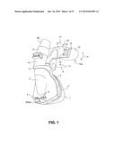 BREATHING MASK ARRANGEMENT AS WELL AS AN APPLICATION DEVICE AND A FOREHEAD     SUPPORT DEVICE FOR SAME diagram and image