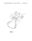 BREATHING MASK ARRANGEMENT AS WELL AS AN APPLICATION DEVICE AND A FOREHEAD     SUPPORT DEVICE FOR SAME diagram and image