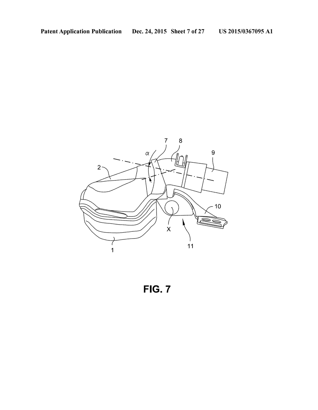 BREATHING MASK ARRANGEMENT AS WELL AS AN APPLICATION DEVICE AND A FOREHEAD     SUPPORT DEVICE FOR SAME - diagram, schematic, and image 08