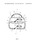 BELAYING AND RAPPEL DEVICE HAVING BLOCKING RECESS diagram and image