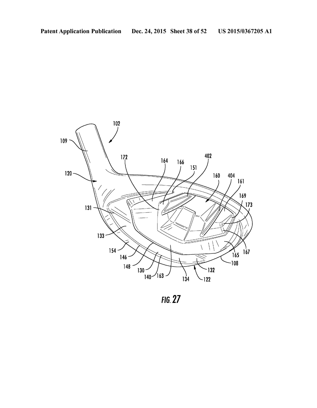 Golf Club Head or Other Ball Striking Device Having Impact-Influencing     Body Features - diagram, schematic, and image 39