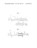 HEATING DEVICE AND STRAPPING BAND MANUFACTURING APPARATUS INCLUDING THE     SAME diagram and image