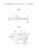 HEATING DEVICE AND STRAPPING BAND MANUFACTURING APPARATUS INCLUDING THE     SAME diagram and image