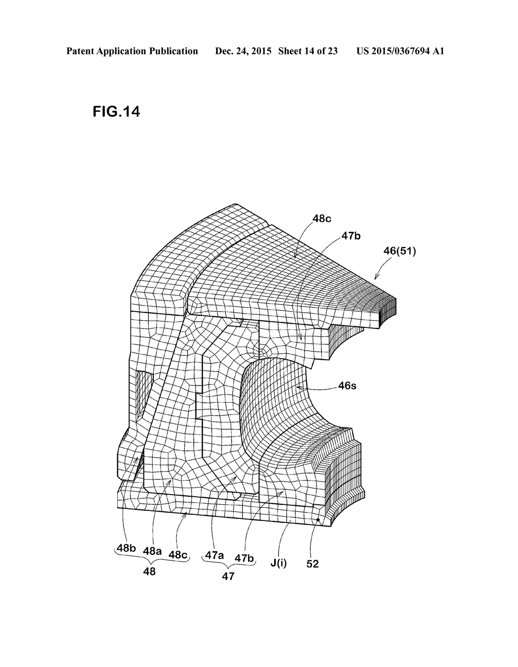 METHOD FOR ESTIMATING SHAPE OF VULCANIZATION-MOLDED TIRE - diagram, schematic, and image 15