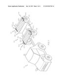 GRAVITY BIASED LOAD CONSTRAINING DEVICES AND VEHICLES INCORPORATING THE     SAME diagram and image