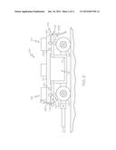 GRAVITY BIASED LOAD CONSTRAINING DEVICES AND VEHICLES INCORPORATING THE     SAME diagram and image