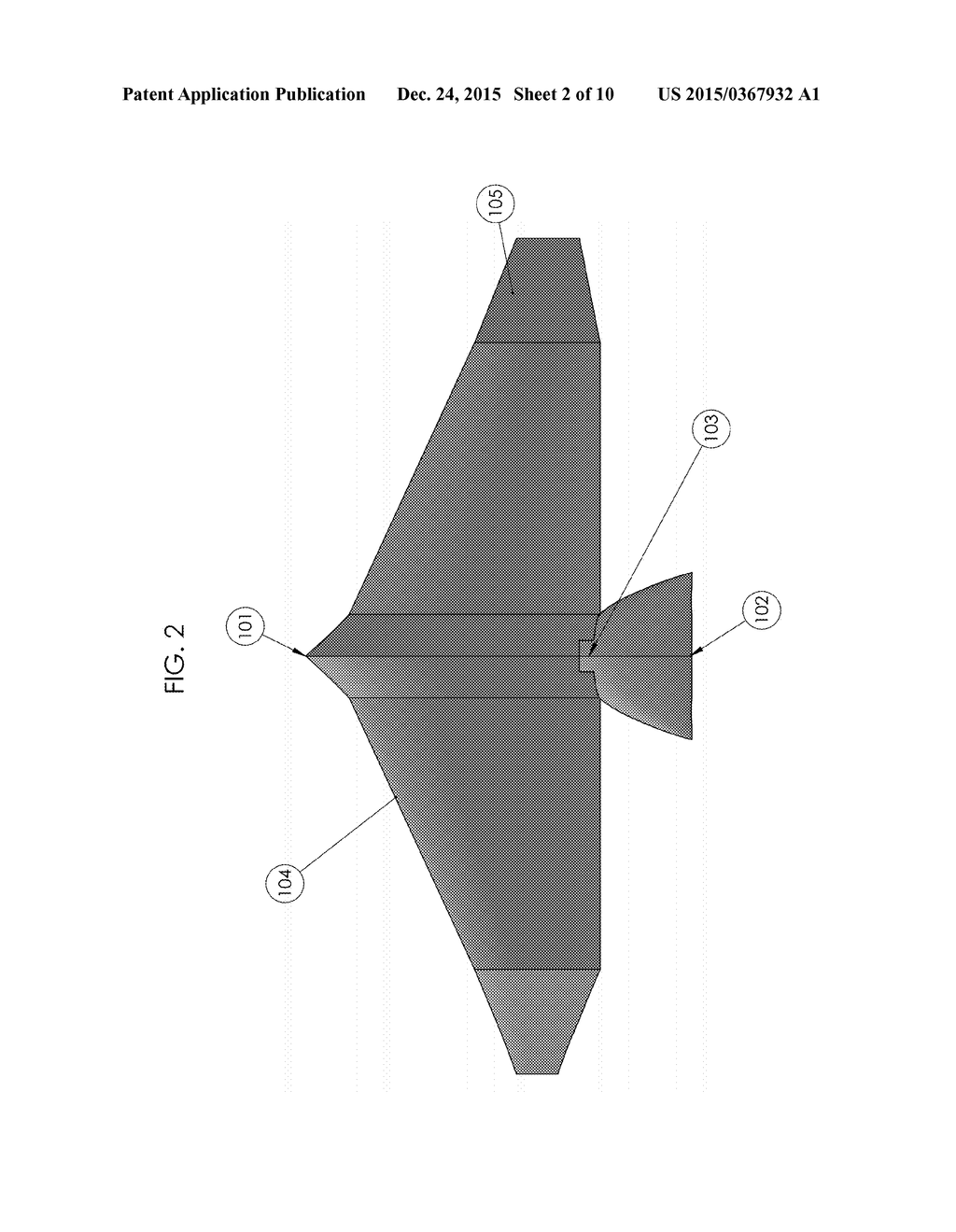 Delta M-Wing Unmanned Aerial Vehicle - diagram, schematic, and image 03