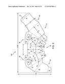 CONTAINER HAVING A DIVIDER, A LID, FOLDABLE SUPPORTS, AND INWARDLY FOLDING     PANELS diagram and image