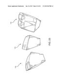 CONTAINER HAVING A DIVIDER, A LID, FOLDABLE SUPPORTS, AND INWARDLY FOLDING     PANELS diagram and image