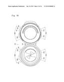 CONTAINER LID COMPOSED OF INSIDE PLUG AND LID BODY diagram and image