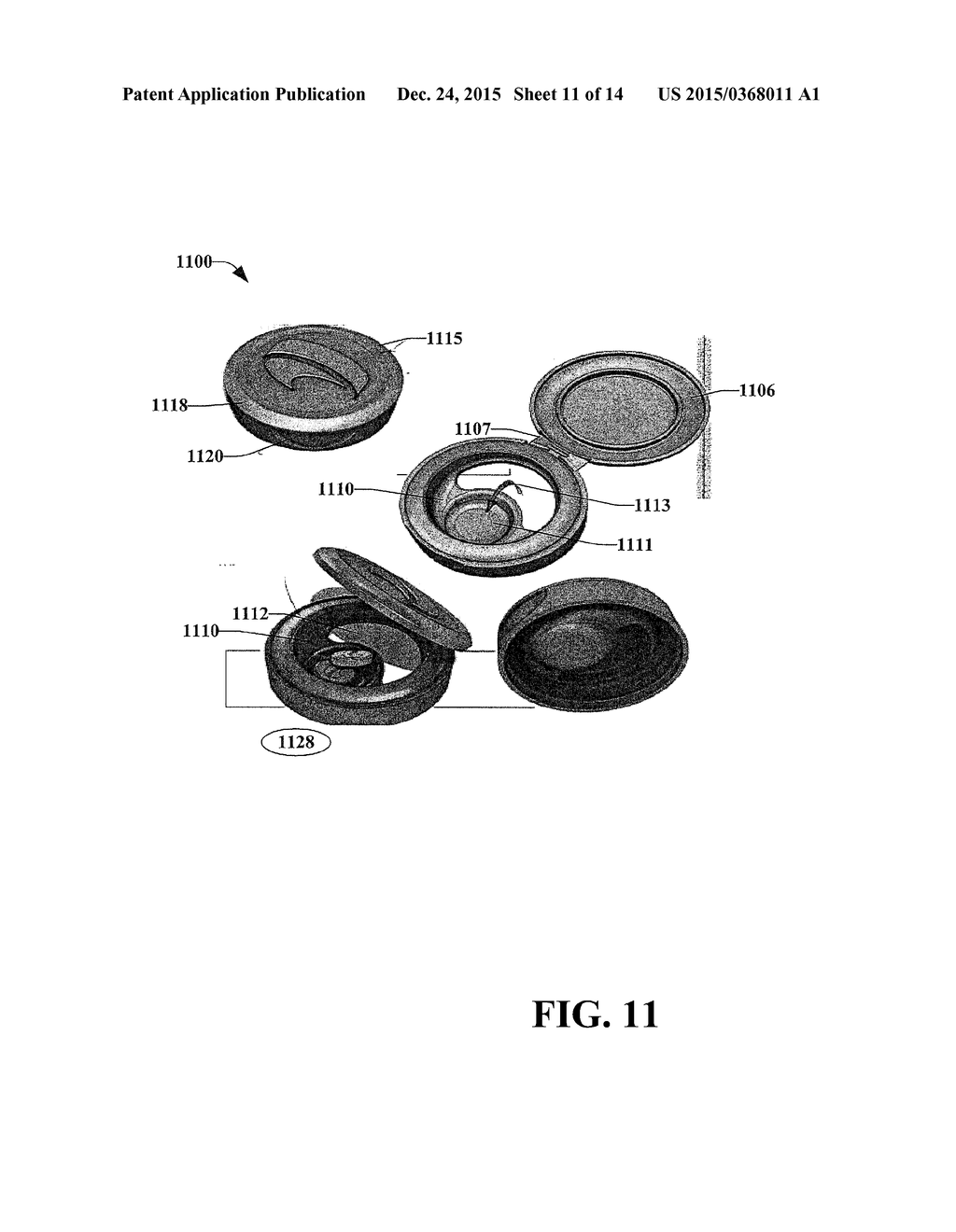 PILL SHELF FLIP CAP CLOSURE - diagram, schematic, and image 12