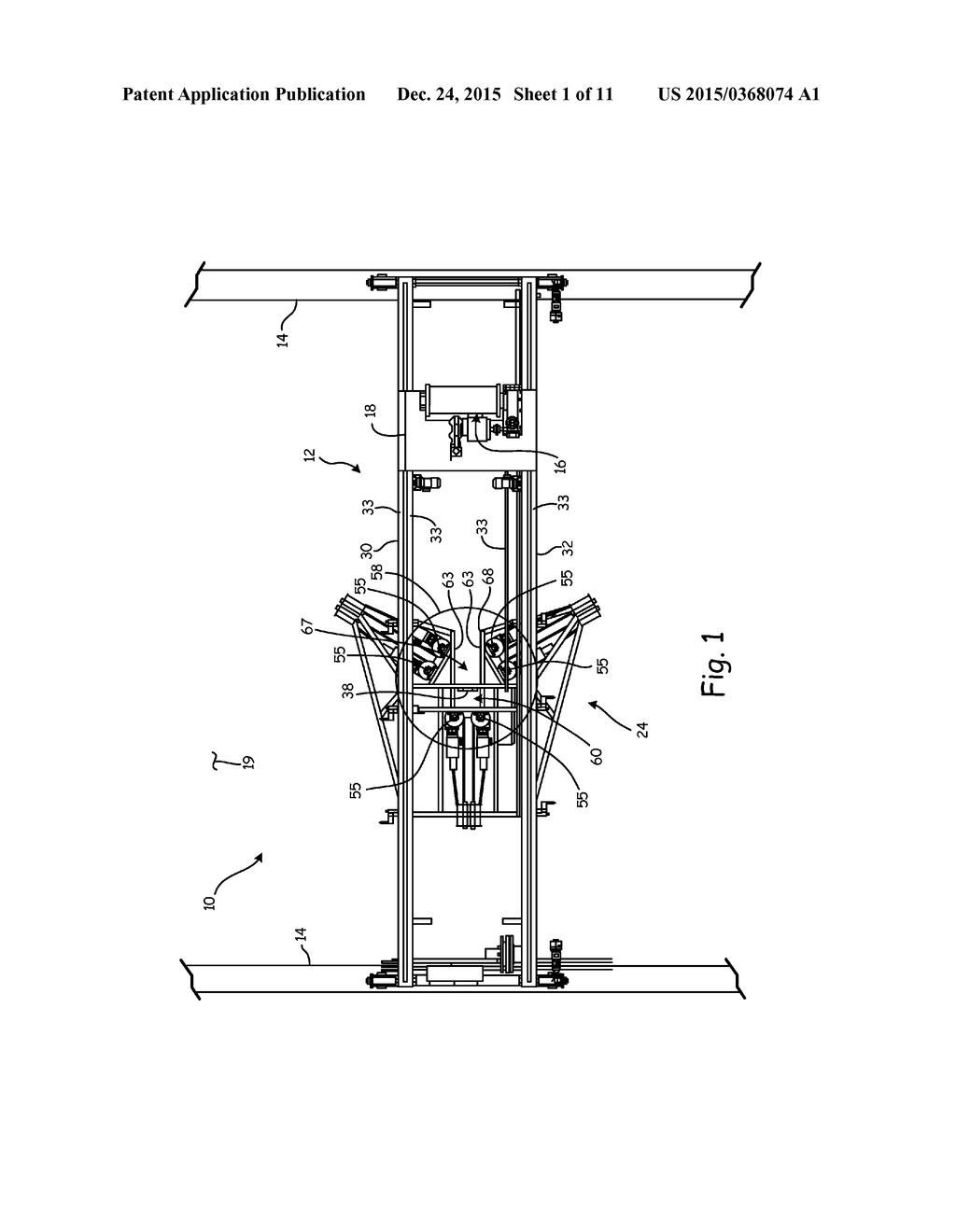 Relocatable Fine Motion Positioner Assembly on an Overhead Crane - diagram, schematic, and image 02