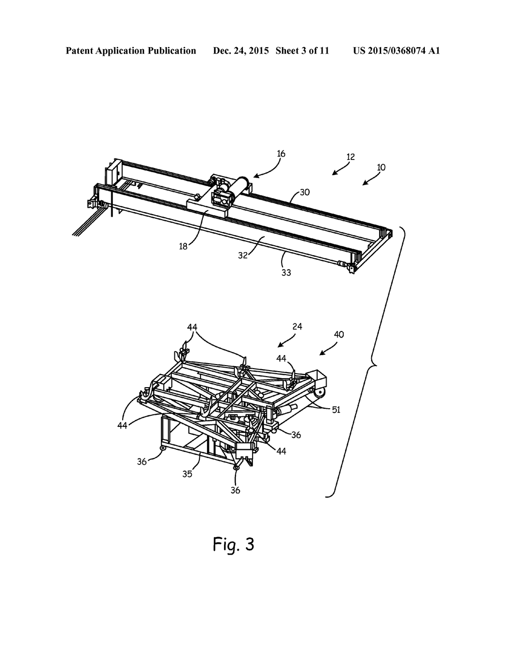 Relocatable Fine Motion Positioner Assembly on an Overhead Crane - diagram, schematic, and image 04