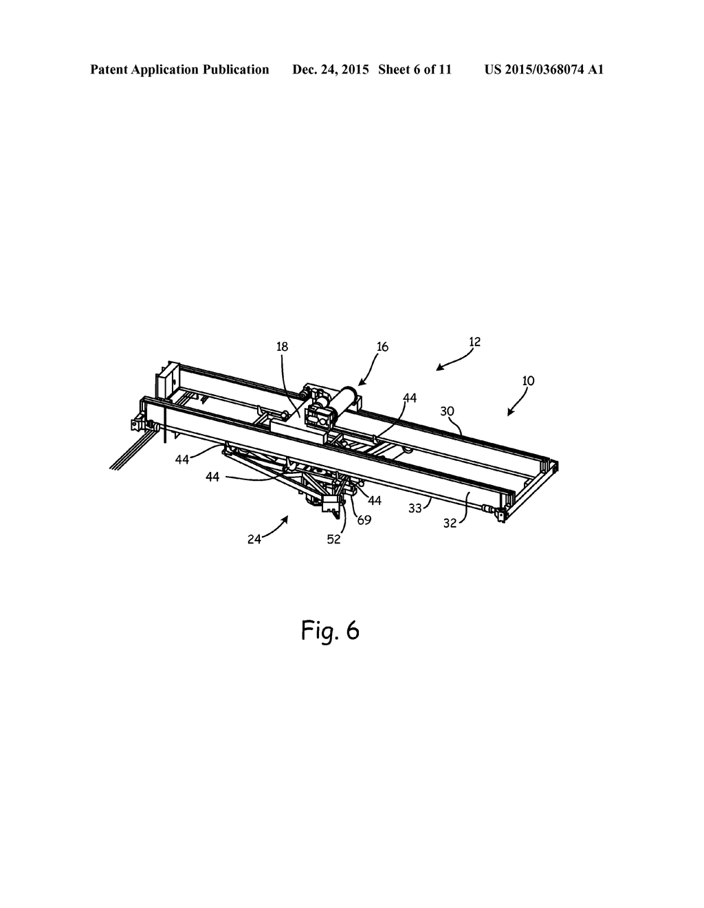 Relocatable Fine Motion Positioner Assembly on an Overhead Crane - diagram, schematic, and image 07