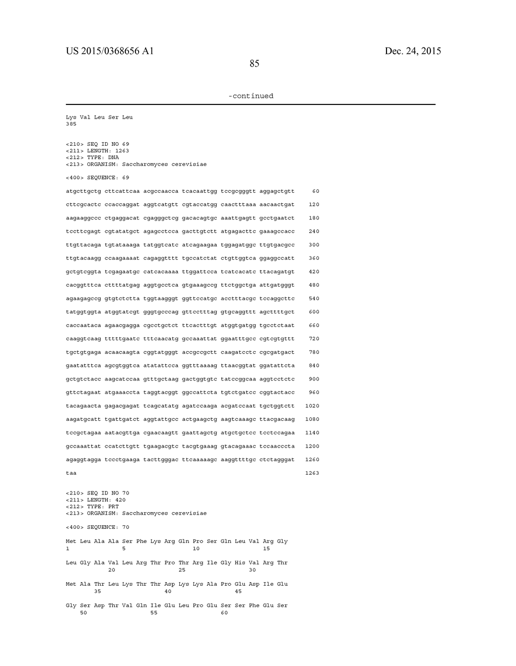 INCREASED PRODUCTION OF ISOBUTANOL IN YEAST WITH REDUCED MITOCHONDRIAL     AMINO ACID BIOSYNTHESIS - diagram, schematic, and image 87