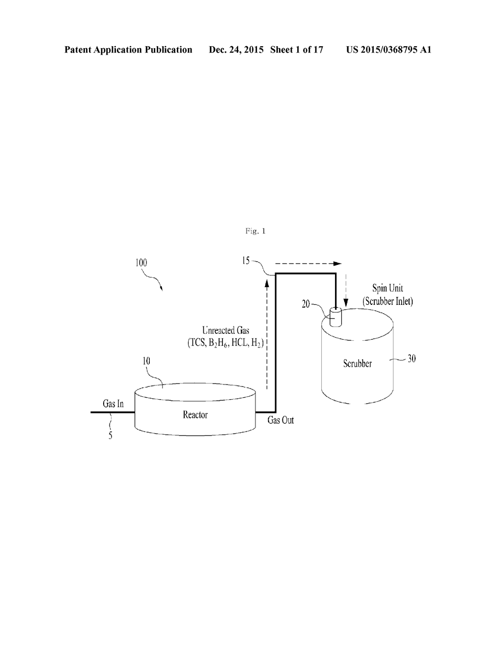 INLET AND REACTING SYSTEM HAVING THE SAME - diagram, schematic, and image 02