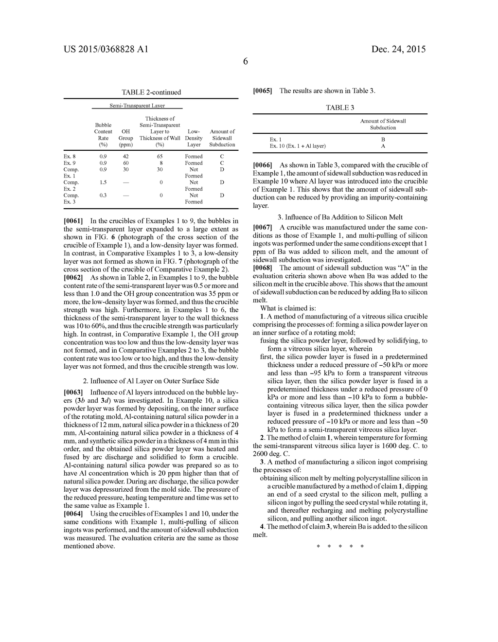 METHOD OF MANUFACTURING VITREOUS SILICA CRUCIBLE AND METHOD OF     MANUFACTURING SILICON INGOT - diagram, schematic, and image 11