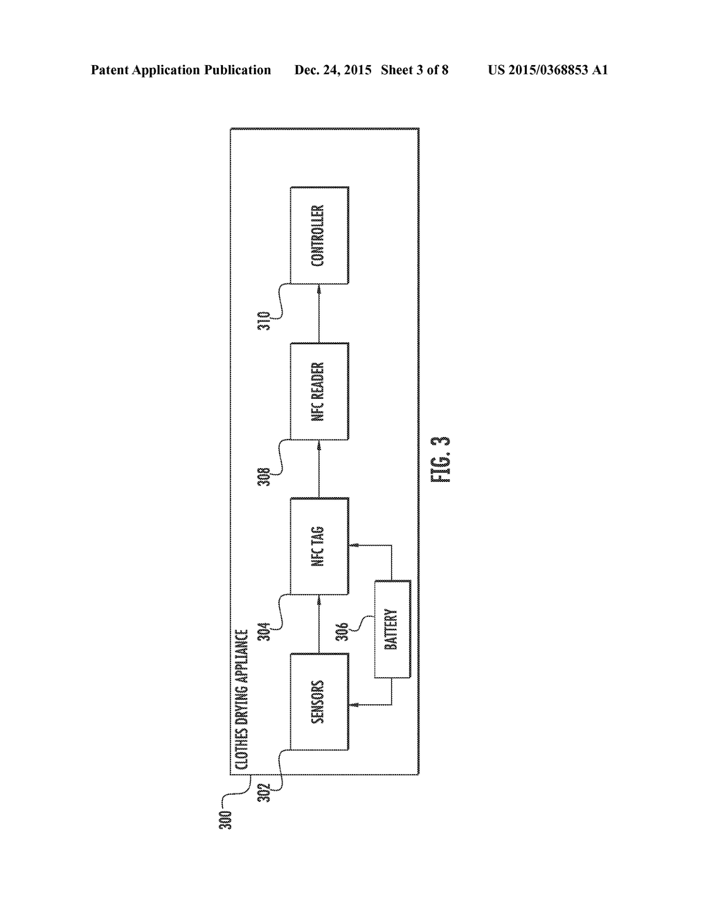 CLOTHES DRYER WITH IMPROVED MOISTURE SENSING AND WIRELESS DATA TRANSFER - diagram, schematic, and image 04