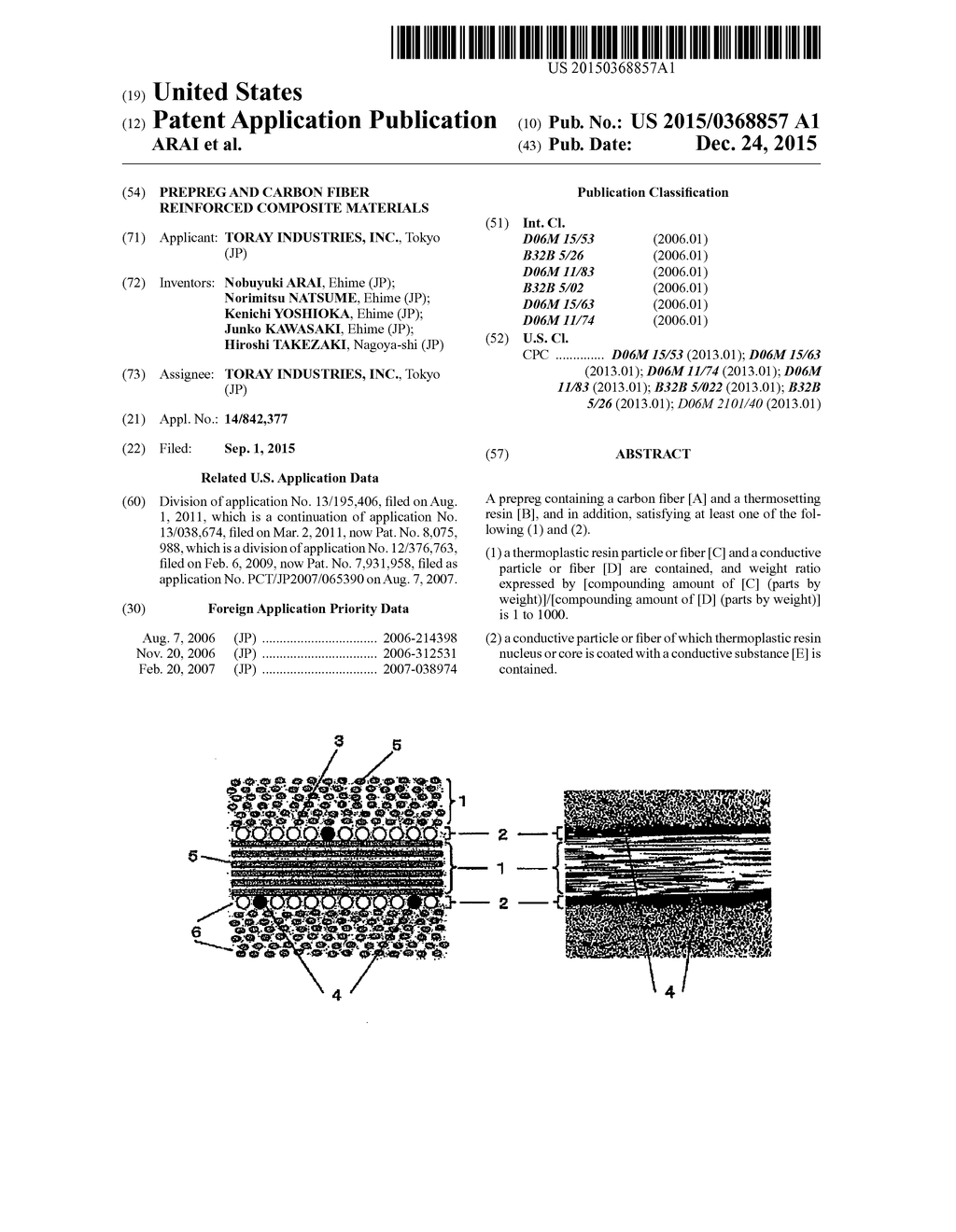 PREPREG AND CARBON FIBER REINFORCED COMPOSITE MATERIALS - diagram, schematic, and image 01