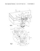 Road Milling Machine For The Treatment Of Road Pavements, As Well As     Method For Pivoting A Travelling Drive Unit Of A Road Milling Machine diagram and image