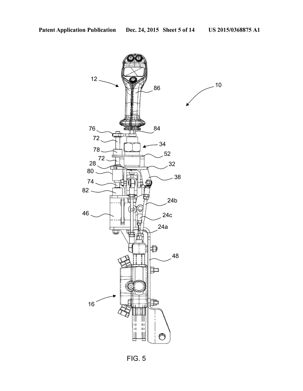 WORKING MACHINE JOYSTICK ASSEMBLY - diagram, schematic, and image 06