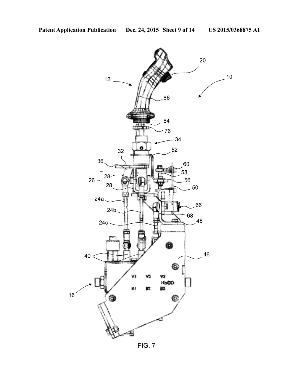 WORKING MACHINE JOYSTICK ASSEMBLY - diagram, schematic, and image 10