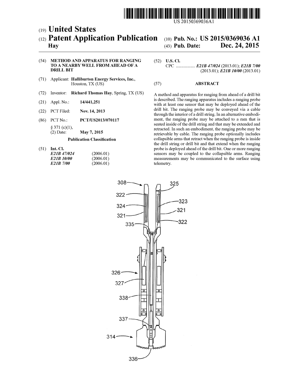 METHOD AND APPARATUS FOR RANGING TO A NEARBY WELL FROM AHEAD OF A DRILL     BIT - diagram, schematic, and image 01