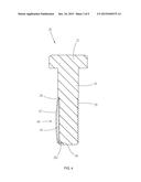 BOLT AND NUT COMBINATION HAVING A POSITIONING DEVICE diagram and image