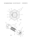 BOLT AND NUT COMBINATION HAVING A POSITIONING DEVICE diagram and image