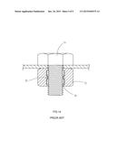 BOLT AND NUT COMBINATION HAVING A POSITIONING DEVICE diagram and image