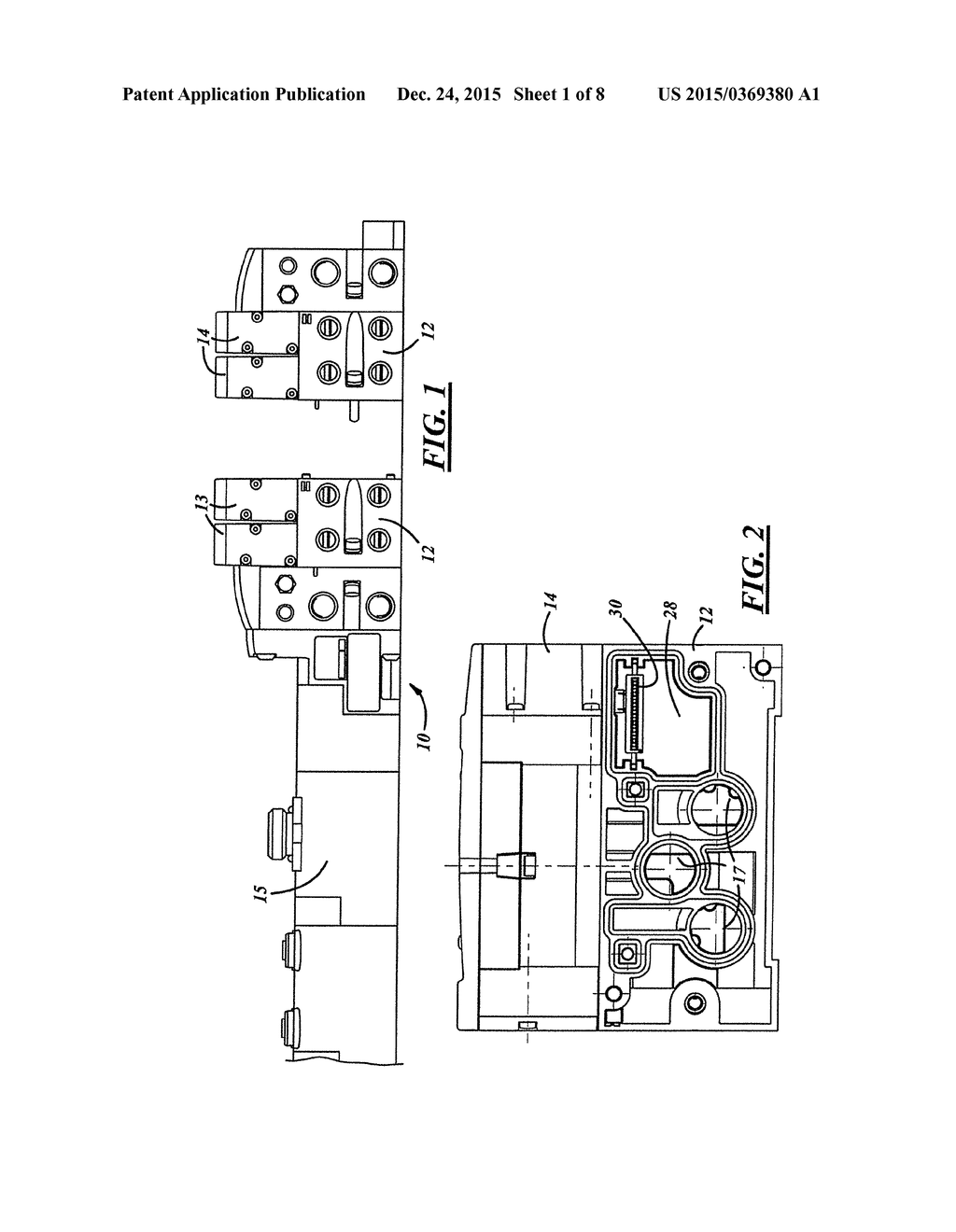 Valve Manifold Circuit Board with Serial Communication Circuit Line - diagram, schematic, and image 02