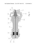 FLUIDIC COUPLING DEVICES, ASSEMBLIES, AND RELATED METHODS diagram and image