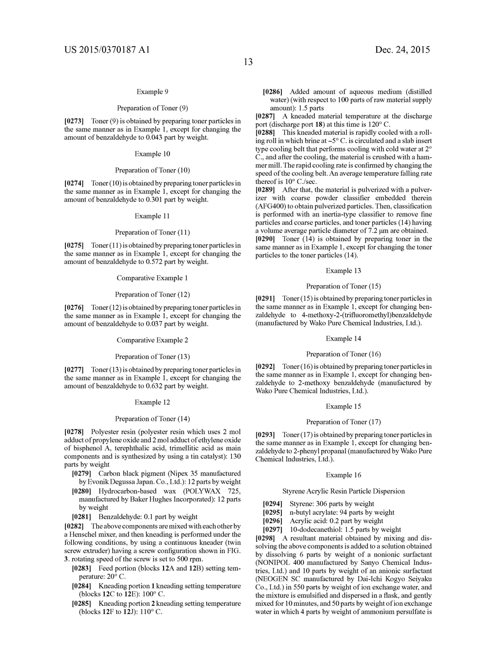 ELECTROSTATIC CHARGE IMAGE DEVELOPING TONER, ELECTROSTATIC CHARGE IMAGE     DEVELOPER, AND TONER CARTRIDGE - diagram, schematic, and image 17