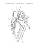 AUTOMATICALLY REMOVING WASTE MATERIAL USING A STRIP DIE WHEN CUTTING A     SHEET OF MATERIAL ACCORDING TO A PREDETERMINED PATTERN diagram and image