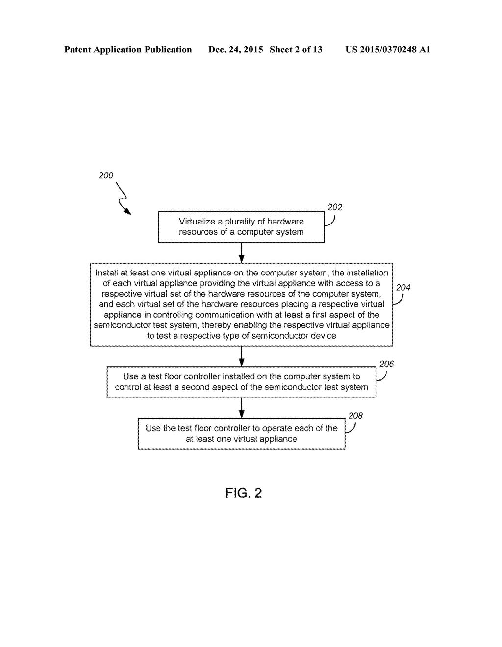 System, Methods and Apparatus Using Virtual Appliances in a Semiconductor     Test Environment - diagram, schematic, and image 03