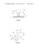 METHOD AND APPARATUS FOR FORMING PATTERNS IN COATINGS ON OPPOSITE SIDES OF     A TRANSPARENT SUBSTRATE diagram and image