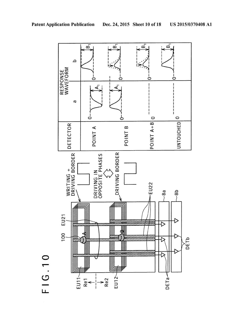 CONTACT DETECTING DEVICE AND DISPLAY DEVICE - diagram, schematic, and image 11