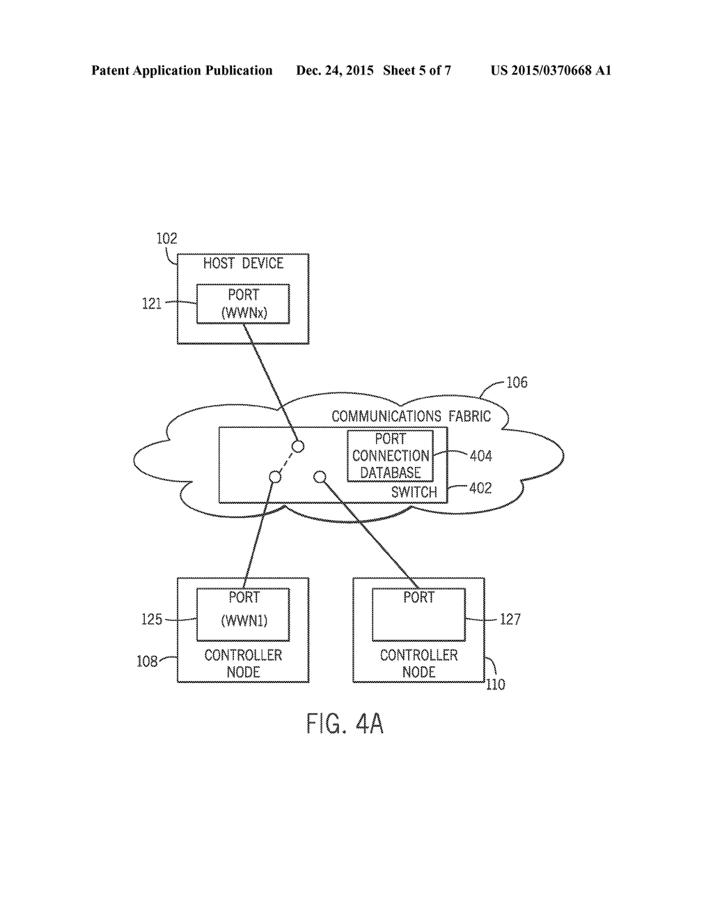 FAILOVER IN RESPONSE TO FAILURE OF A PORT - diagram, schematic, and image 06