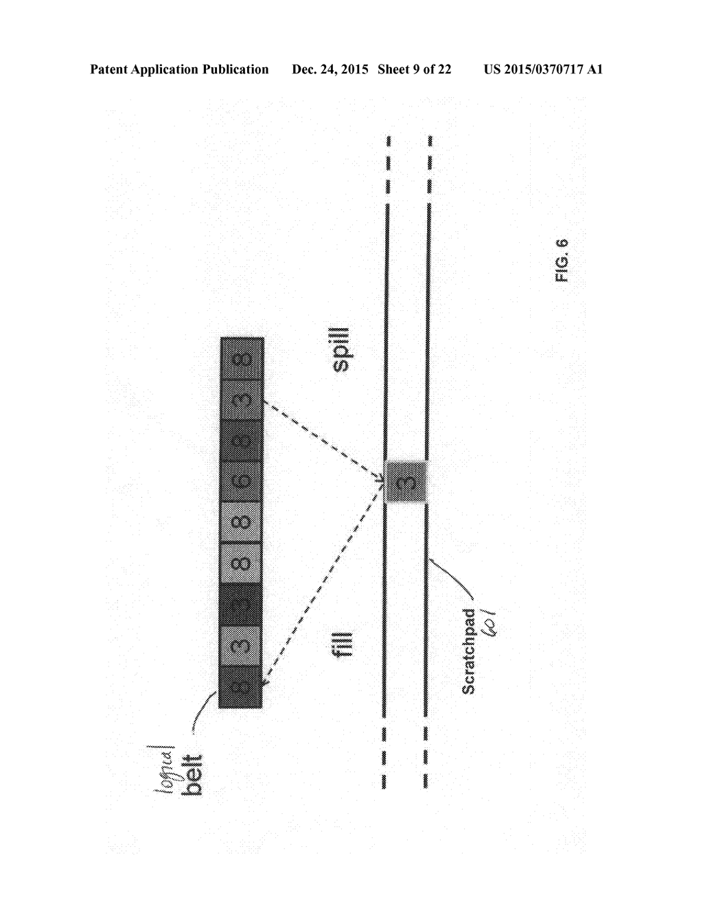 Computer Processor Employing Byte-Addressable Dedicated Memory For Operand     Storage - diagram, schematic, and image 10