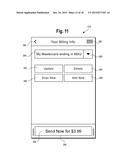 Method For Wirelessly Generating Simulated Handwritten Correspondence diagram and image