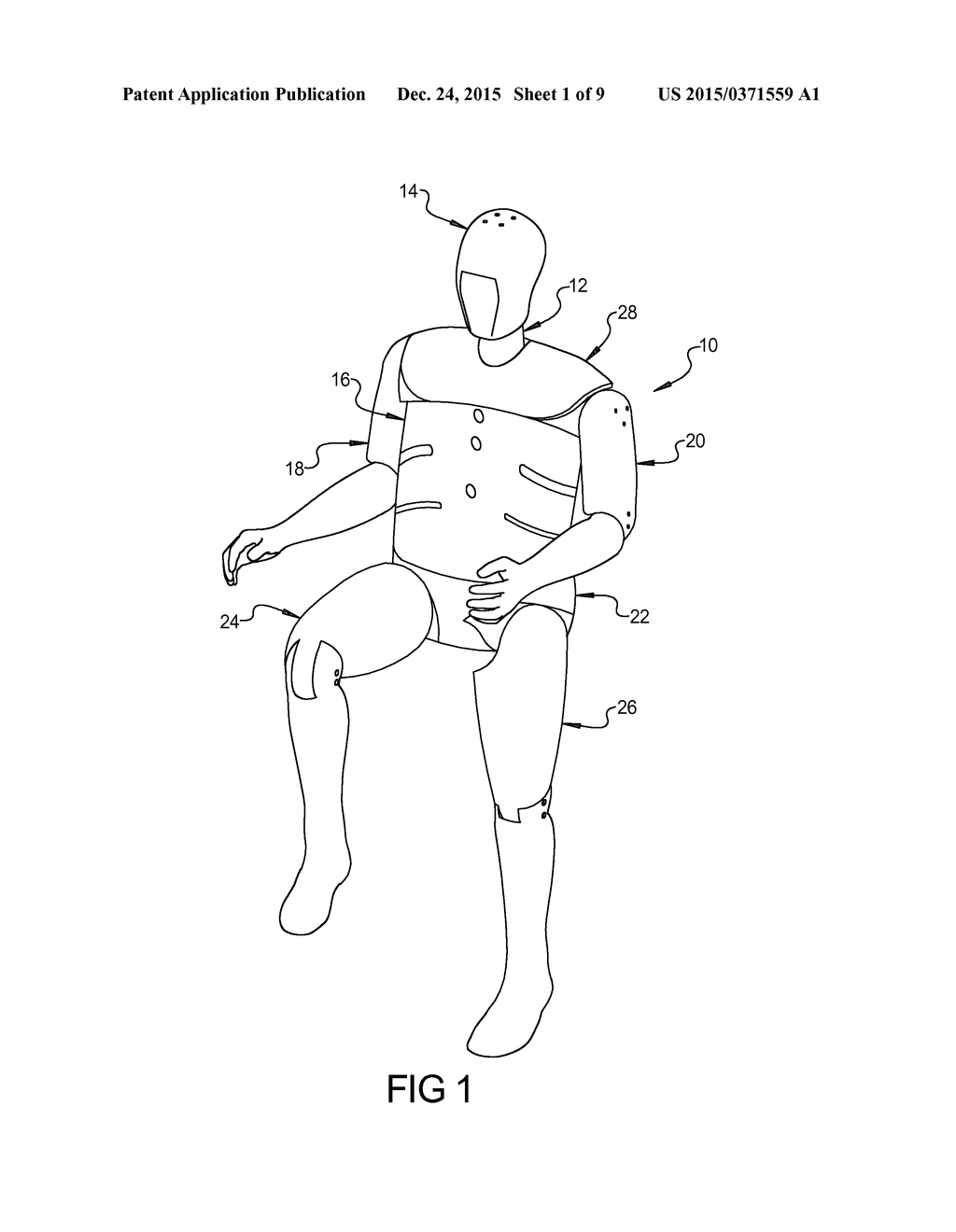 SHOULDER KIT ASSEMBLY FOR CRASH TEST DUMMY - diagram, schematic, and image 02