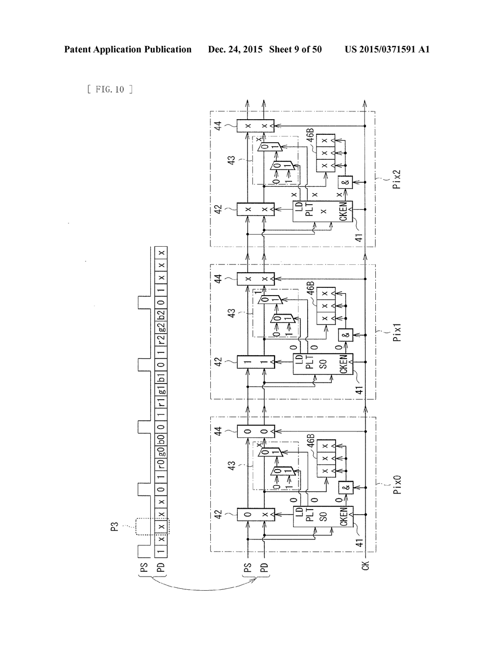 DISPLAY PANEL, PIXEL CHIP, AND ELECTRONIC APPARATUS - diagram, schematic, and image 10