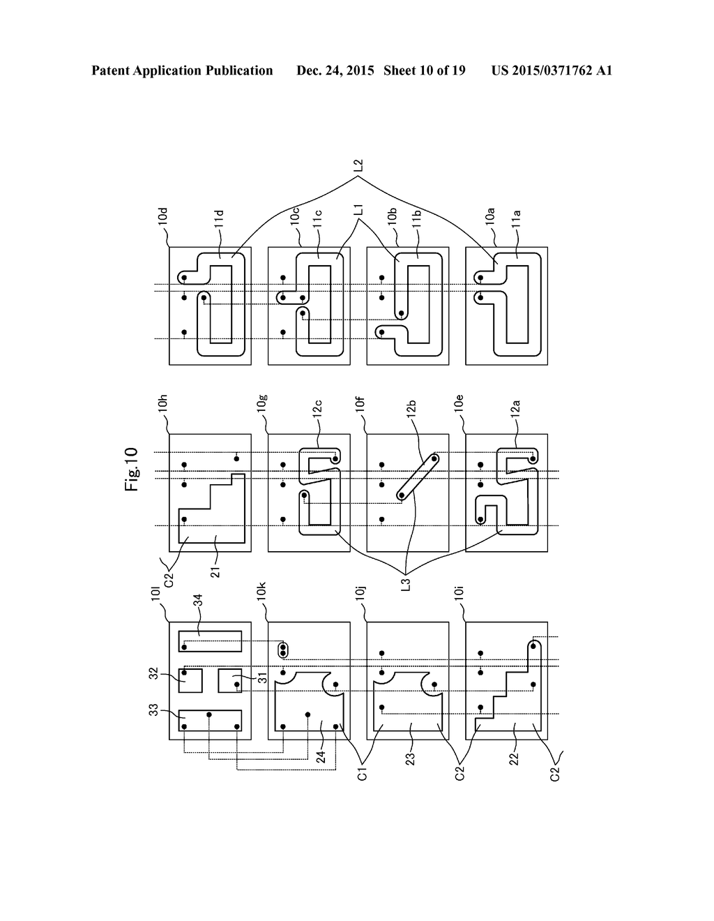 LAMINATED COIL COMPONENT AND MATCHING CIRCUIT - diagram, schematic, and image 11