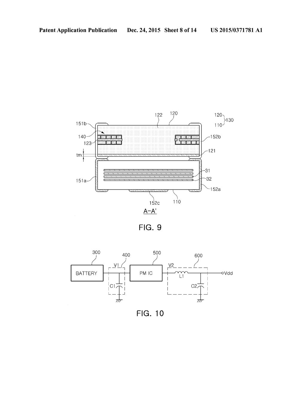 COMPOSITE ELECTRONIC COMPONENT AND BOARD HAVING THE SAME - diagram, schematic, and image 09